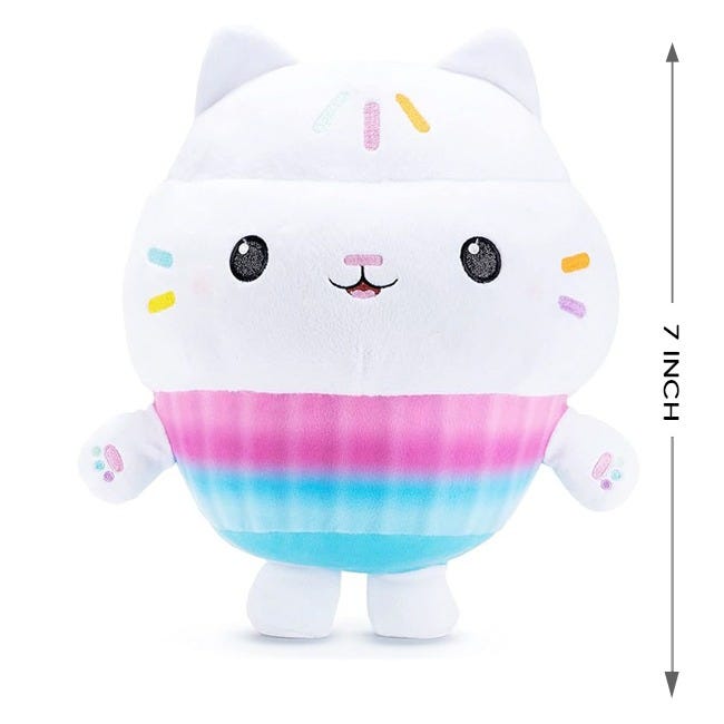 GABBY'S DOLLHOUSE 7-INCH CAKEY CAT PLUSH