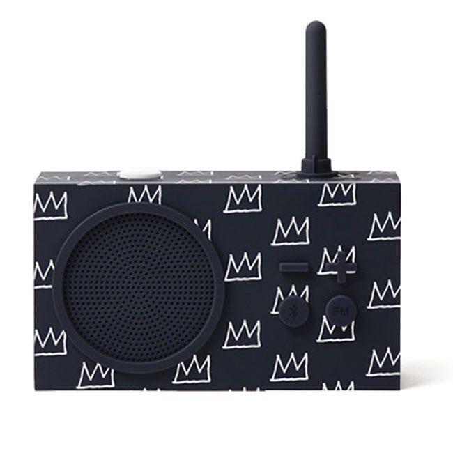 LEXON TYKHO 3 - X JEAN-MICHEL BASQUIAT RADIO/BT-CROWN BLACK