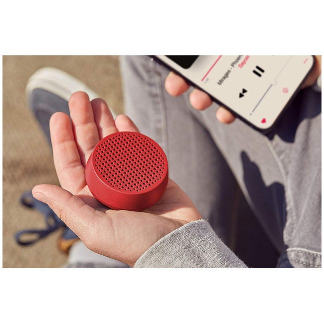 LEXON MINO S WIRELESS SPEAKER -RED