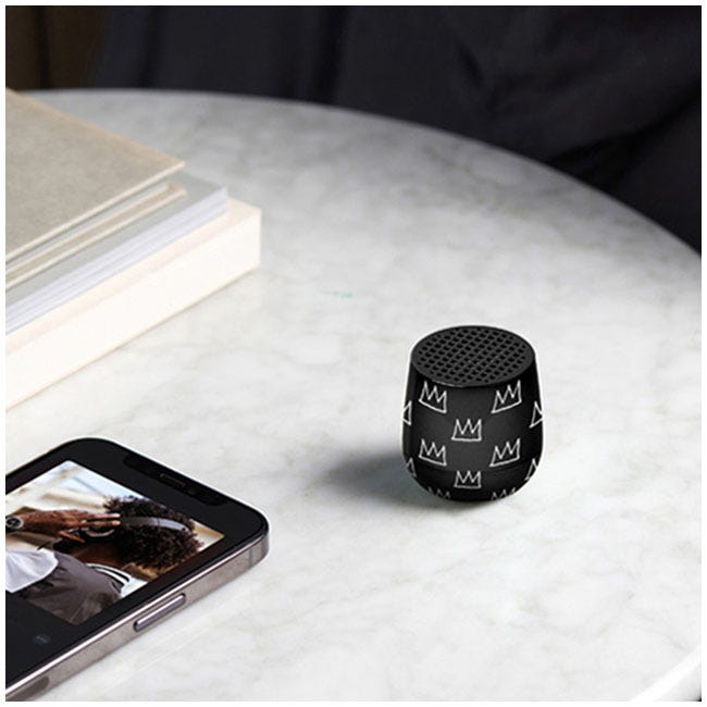 LEXON MINO+ - X JEAN MICHEL BASQUIT BT SPEAKER- CROWN BLACK