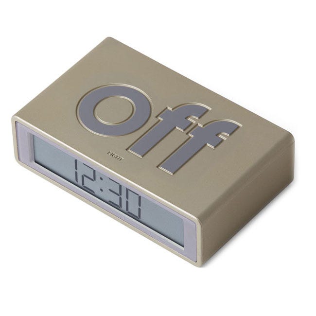 LEXON MINUT - ALARM CLOCK -GOLD