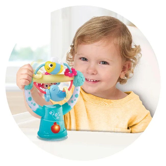 LITTLE LEARNERS SPIN N DISCOVER HIGH CHAIR TOY