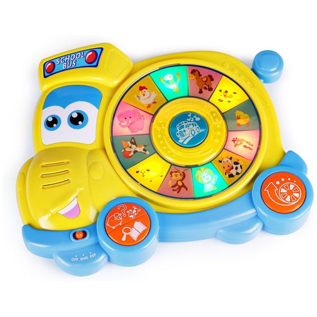 LITTLE LEARNERS SPIN N LEARN SCHOOL BUS