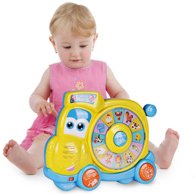 LITTLE LEARNERS SPIN N LEARN SCHOOL BUS