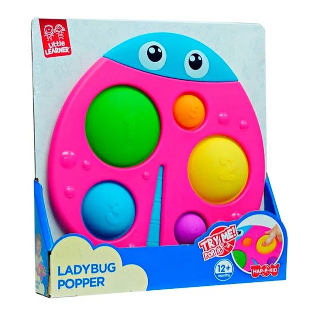 LITTLE LEARNERS LADYBUG POPPER
