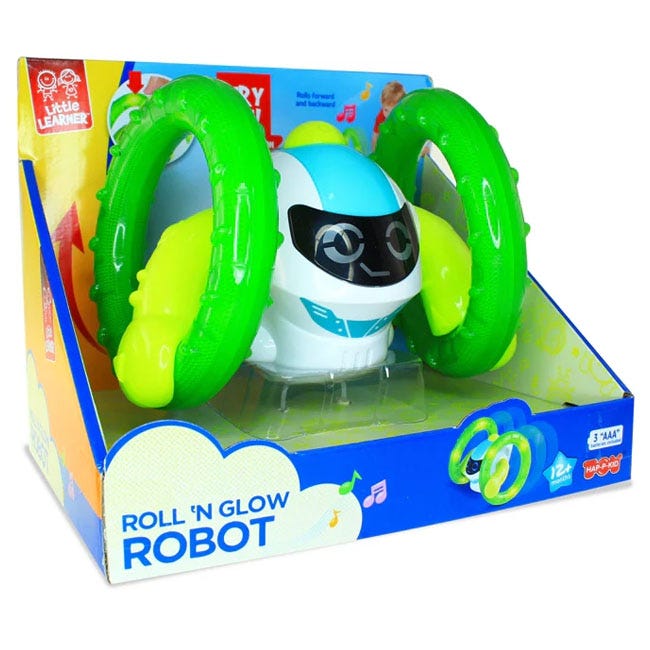 LITTLE LEARNERS ROLL N GLOW ROBOT