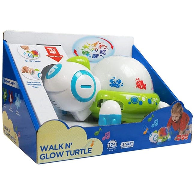 LITTLE LEARNERS WALK N GLOW TURTLE TOY