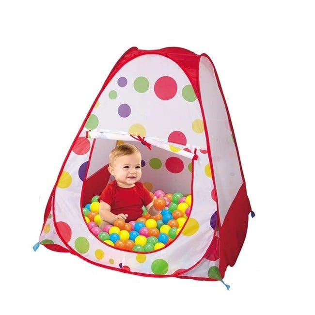 MAGIC BALL HOUSE PLAY TENT WITH 50 BALLS