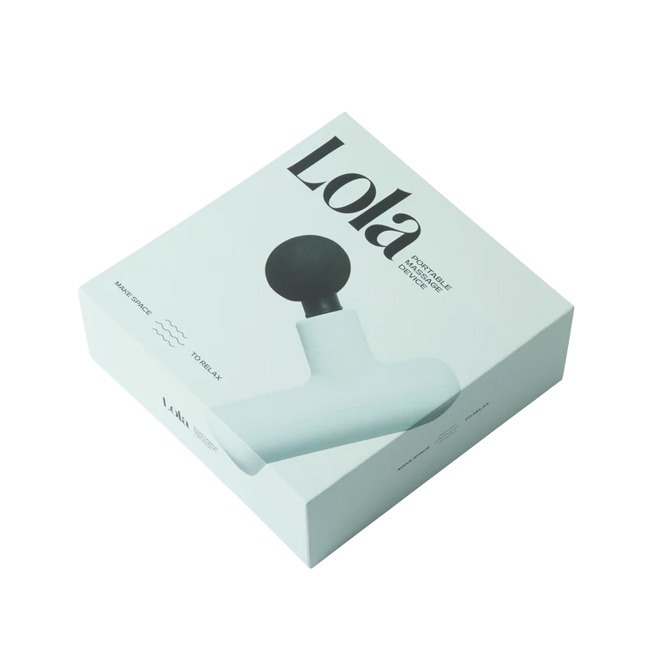 LOLA PORTABLE MASSAGE GUN MINT CREAM