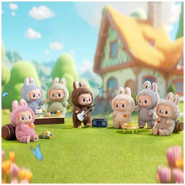 POP MART LABUBU THE MONSTER EXCITING MACARON VINYL SERIES 1S