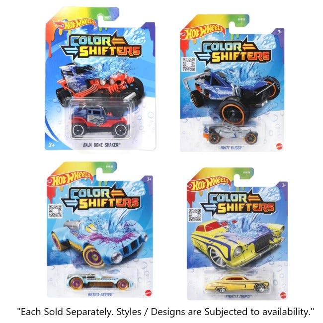 HOTWHEELS BASIC SINGLE CAR PACK - COLOR SHIFTERS