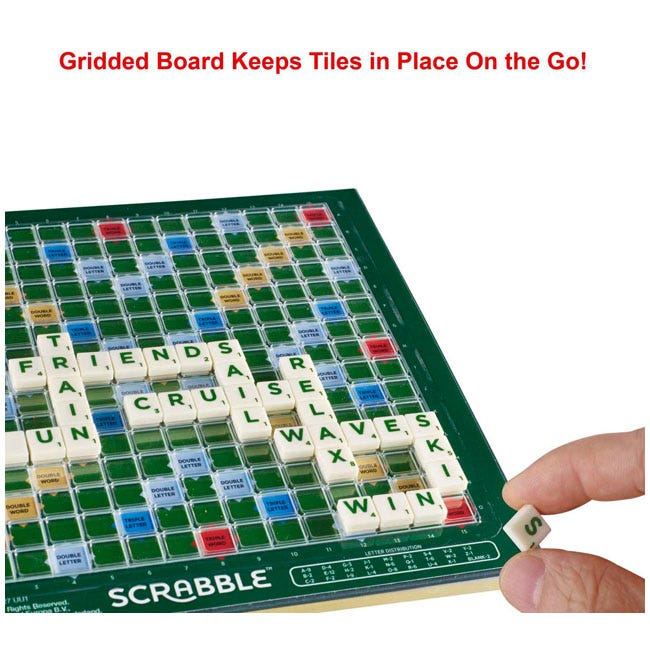MATTEL SCRABBLE TRAVEL ENGLISH GAME