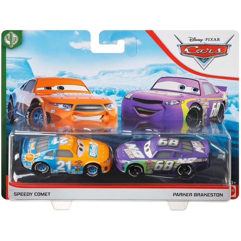 DISNEY PIXAR CARS 3 DIECAST TWO CHARACTERS