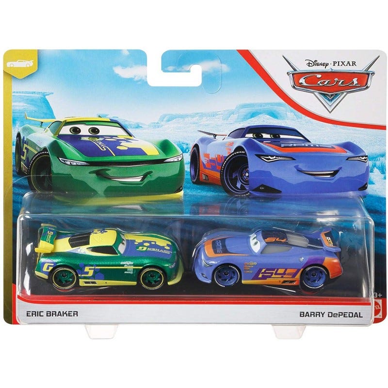 DISNEY PIXAR CARS 3 DIECAST TWO CHARACTERS