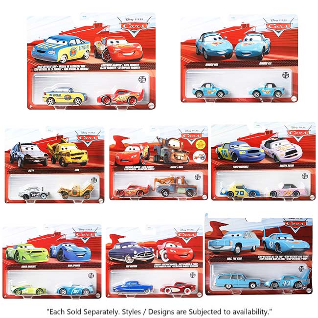DISNEY PIXAR CARS 3 DIECAST TWO CHARACTERS