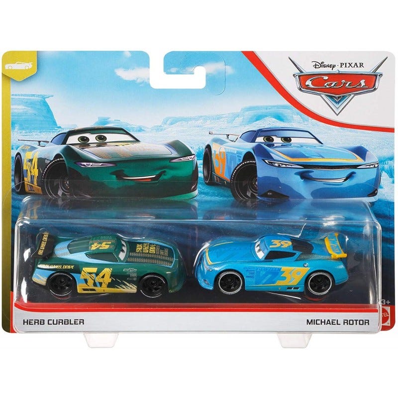 DISNEY PIXAR CARS 3 DIECAST TWO CHARACTERS