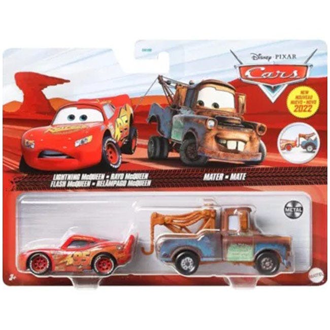 DISNEY PIXAR CARS 3 DIECAST TWO CHARACTERS