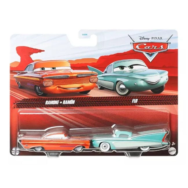 DISNEY PIXAR CARS 3 DIECAST TWO CHARACTERS