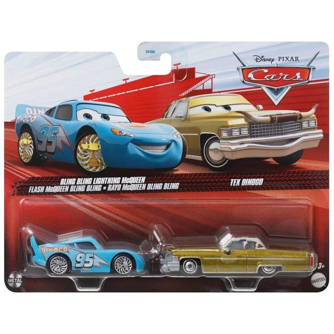DISNEY PIXAR CARS 3 DIECAST TWO CHARACTERS