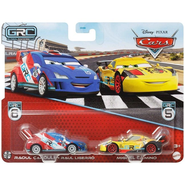 DISNEY PIXAR CARS 3 DIECAST TWO CHARACTERS