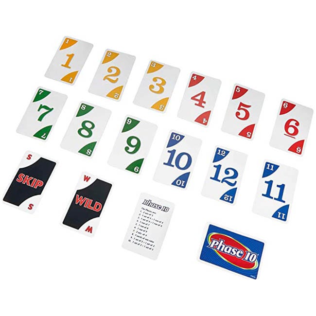 MATTEL UNO - PHASE 10 CARD GAME