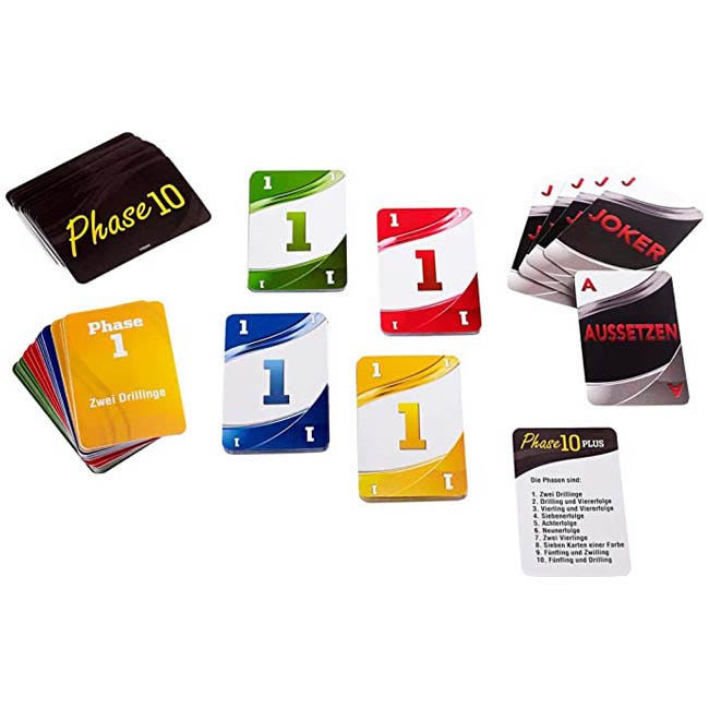 MATTEL UNO - PHASE 10 CARD GAME