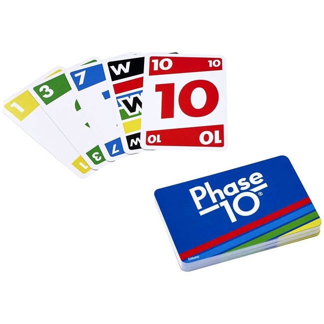 MATTEL UNO - PHASE 10 CARD GAME
