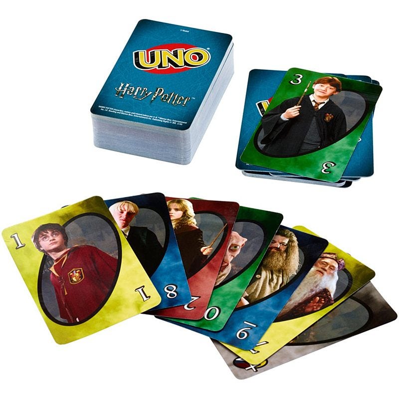 MATTEL UNO - HARRY POTTER CARD GAME