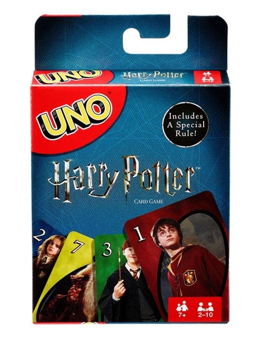 MATTEL UNO - HARRY POTTER CARD GAME