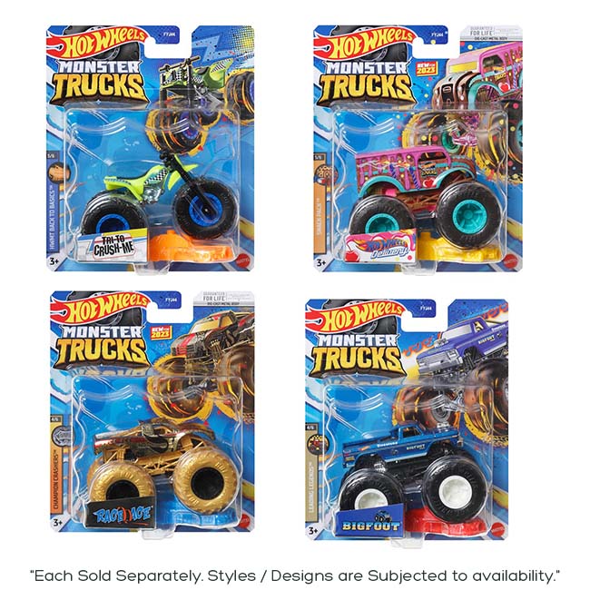 HOT WHEELS MONSTER TRUCKS SINGLE TRUCK