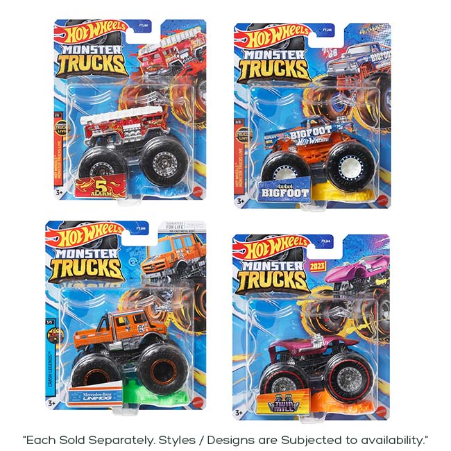 HOT WHEELS MONSTER TRUCKS SINGLE TRUCK