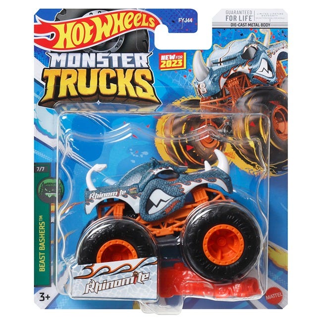 HOT WHEELS MONSTER TRUCKS SINGLE TRUCK