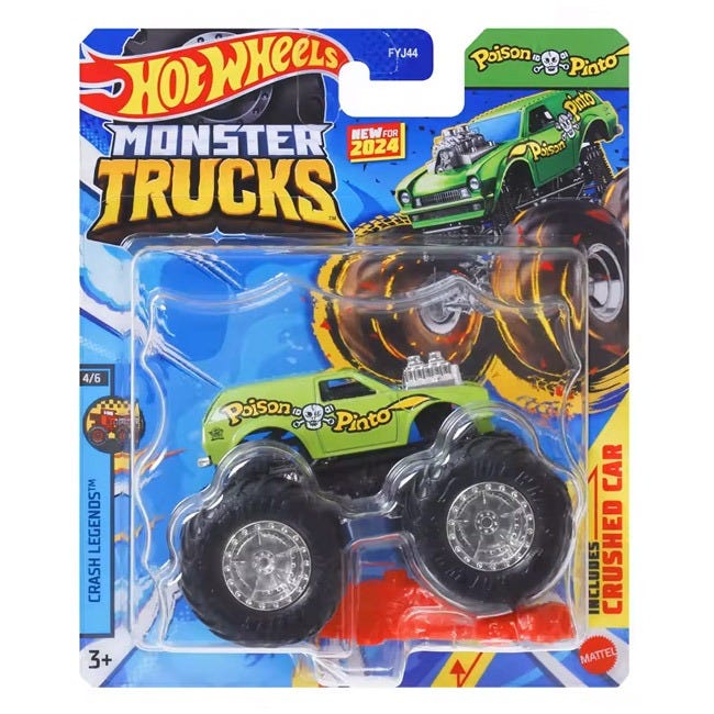 HOT WHEELS MONSTER TRUCKS SINGLE TRUCK