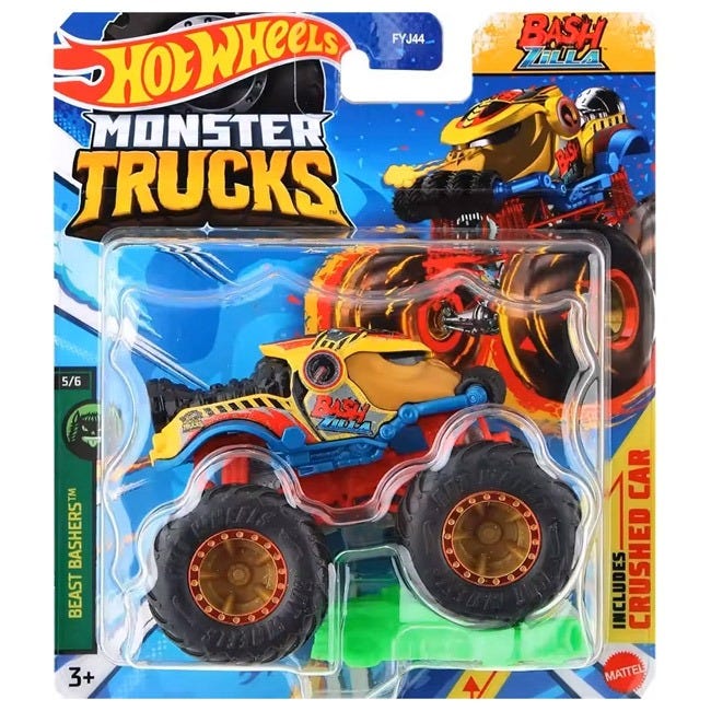 HOT WHEELS MONSTER TRUCKS SINGLE TRUCK