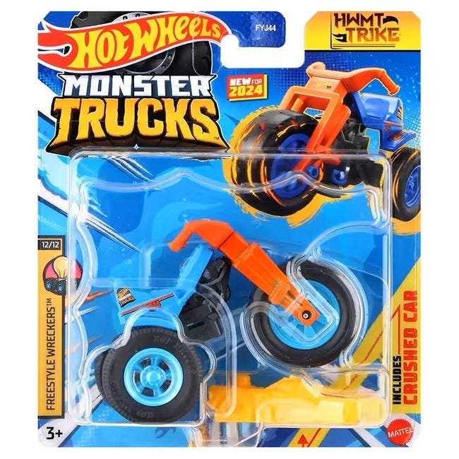 HOT WHEELS MONSTER TRUCKS SINGLE TRUCK