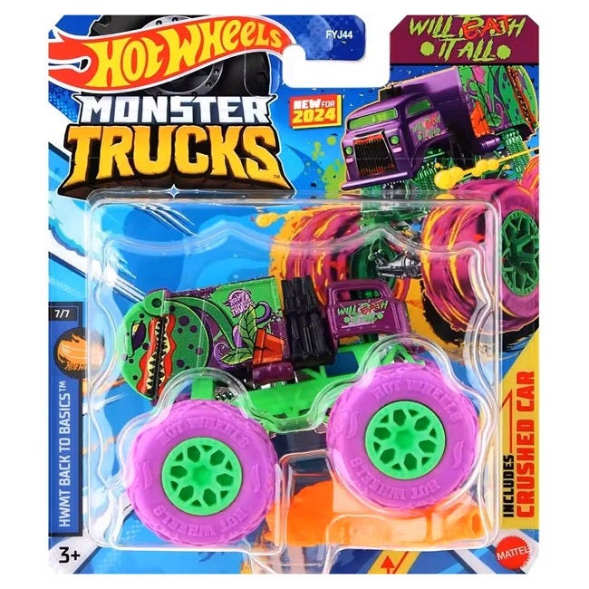HOT WHEELS MONSTER TRUCKS SINGLE TRUCK