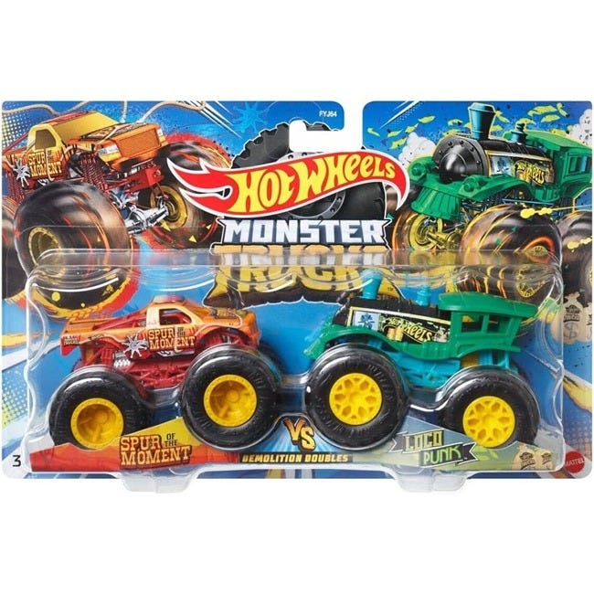 HOT WHEELS DOUBLE MONSTER TRUCK ASSORTED