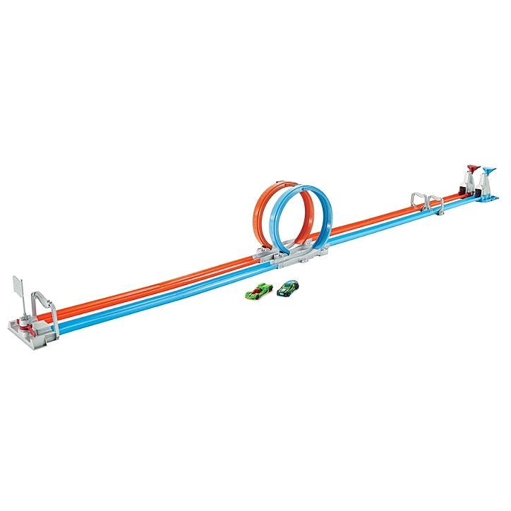 HOT WHEELS DOUBLE LOOP DASH TRACKSET