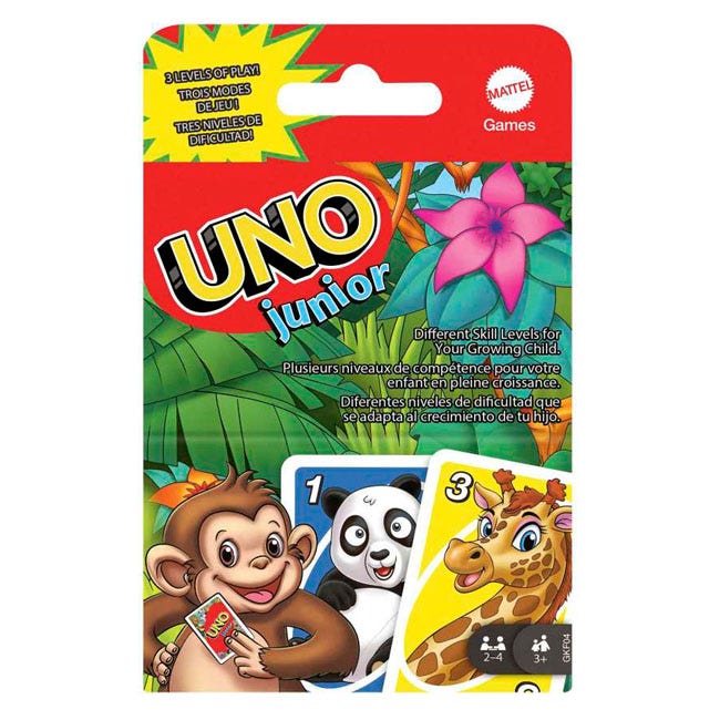 MATTEL UNO - JUNIOR CARD GAME