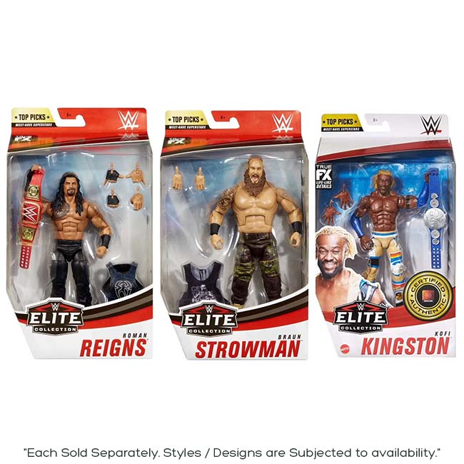 WWE TOP PICKS - ELITE COLLECTION ASSORTED