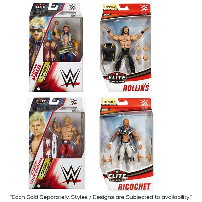 WWE TOP PICKS - ELITE COLLECTION ASSORTED