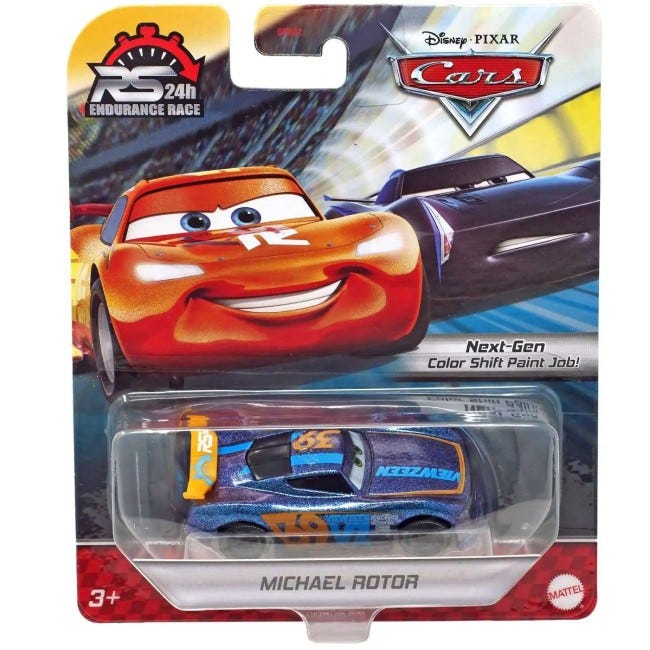 DISNEY PIXAR CARS RS 24H ENDURANCE RACE ASSORTMENT
