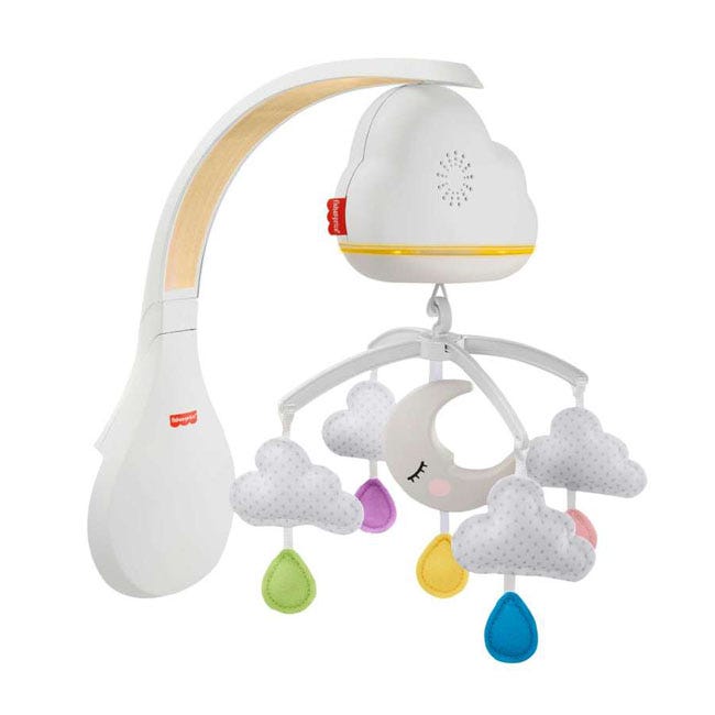 FISHER PRICE CALMING CLOUDS MOBILE AND SOOTHER