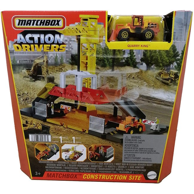 MATCHBOX ACTION DRIVERS FIRE STATION RESCUE PLAYSET