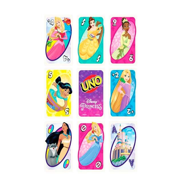 MATTEL UNO - DISNEY PRINCESS MATCHING CARD GAME