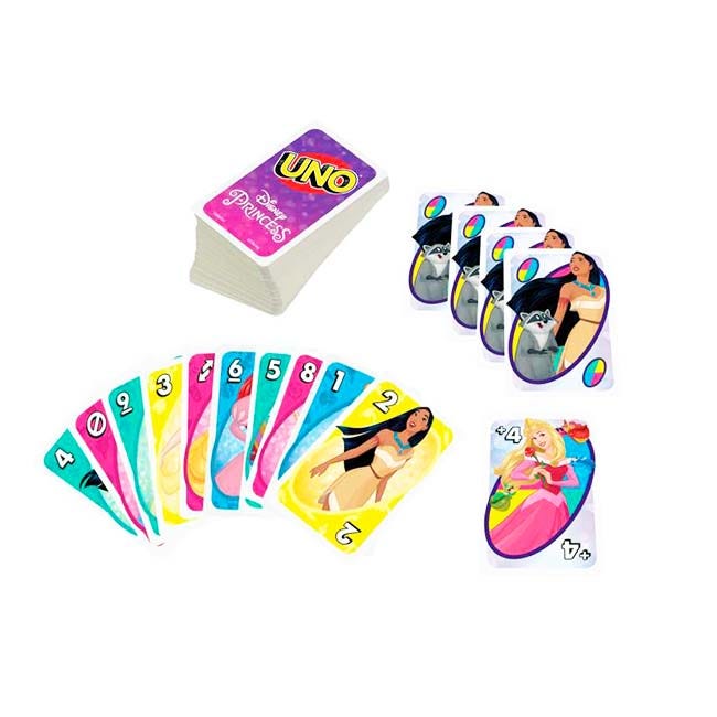 MATTEL UNO - DISNEY PRINCESS MATCHING CARD GAME