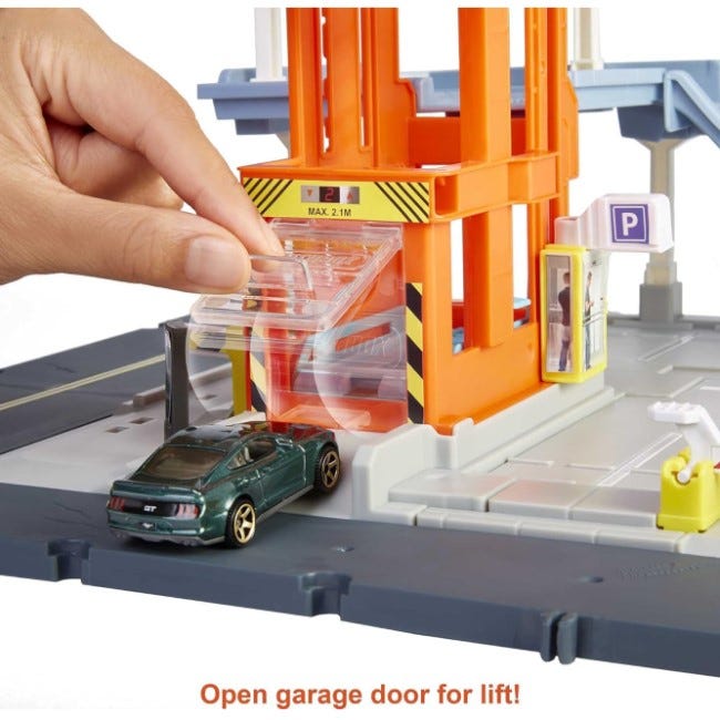 MATCHBOX ACTION DRIVERS PARKING GARAGE PLAYSET