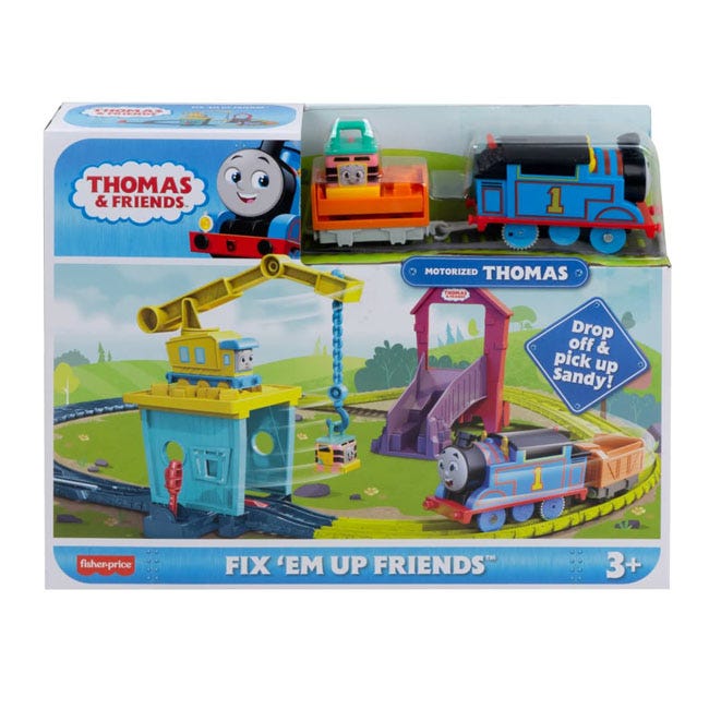FISHER PRICE THOMAS & FRIENDS FIX EM UP FRIENDS SET