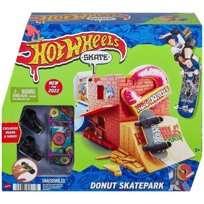 HOTWHEELS SKATES SKATEPARK ASSSORTED PLAYSET