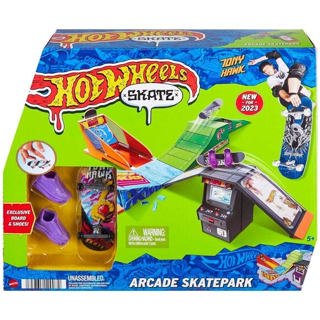 HOTWHEELS SKATES SKATEPARK ASSSORTED PLAYSET